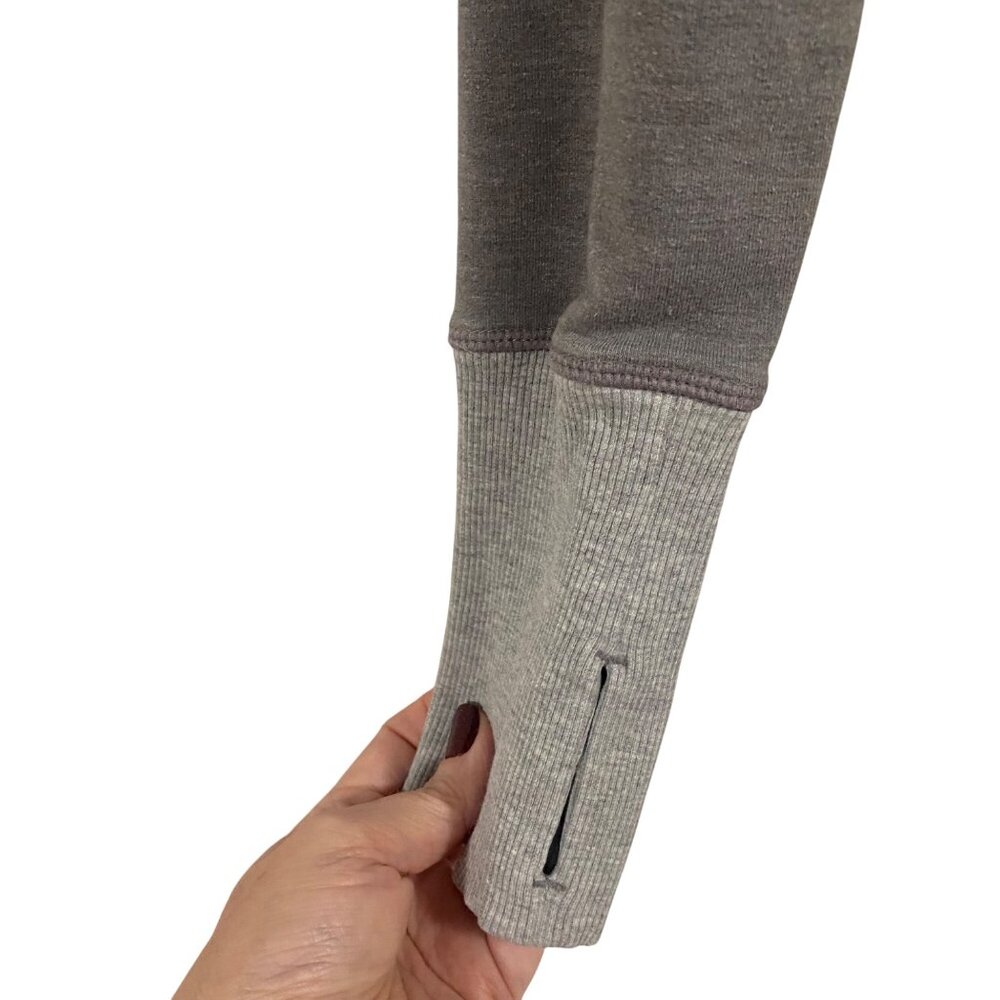 Athleta Tranquility Gray Cowl Neck Pullover Tunic… - image 2